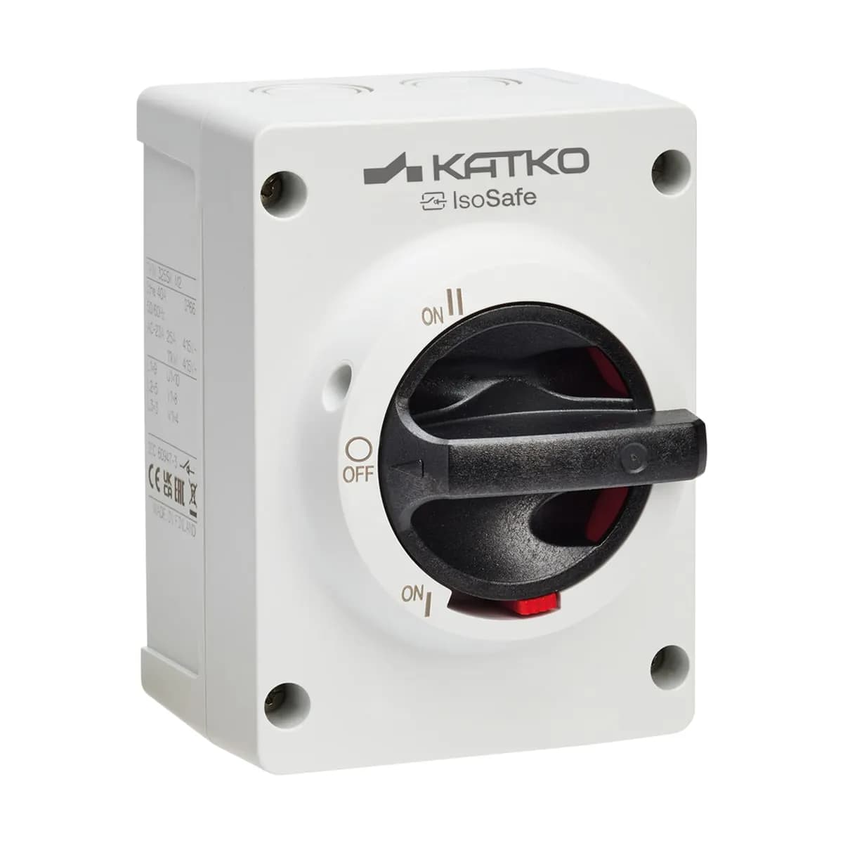 KATKO enclosed changeover switch