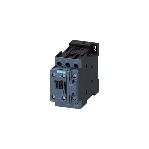 Siemens 3RT2026-1BB40 SIRIUS power contactor, 25 A AC-3, 11 kW / 400 V, 24 V DC coil, 1 NO + 1 NC